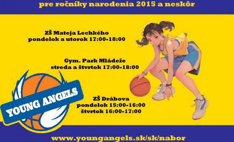 Poď hrať s nami... nábor dievčat do Young Angels Academy