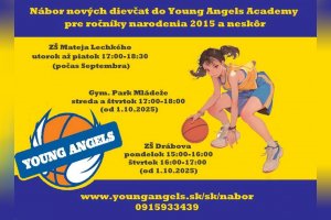 Poď hrať s nami... nábor dievčat do Young Angels Academy