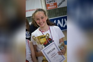 Majstrovstvá SR mladších žiačok 2017 - záverečný ceremoniál