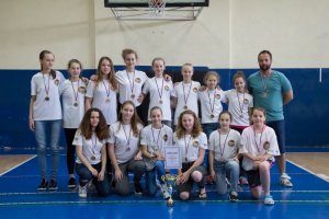 Majstrovstvá SR mladších žiačok 2017 - záverečný ceremoniál